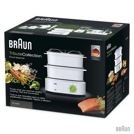 Пароварка Braun FS 3000 White
