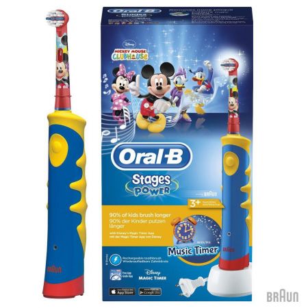Зубна щітка Braun Oral-B Kids Mickey Mouse D10.513