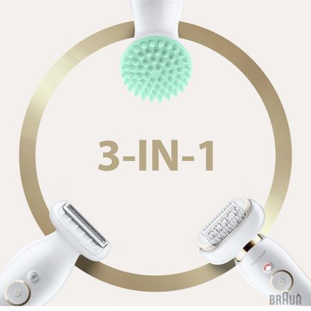 Епілятор Braun Flex 3D SES 9020 SkinSpa SensoSmart