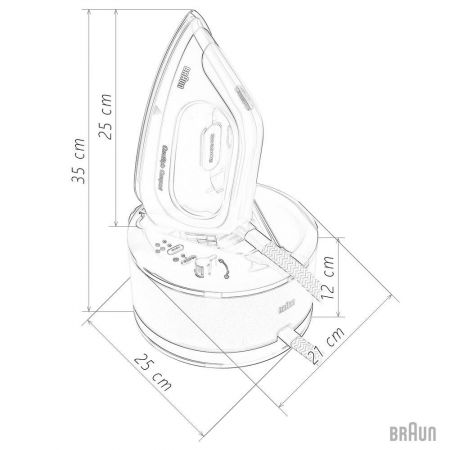 Прасувальна система Braun IS 2056 BK Mini