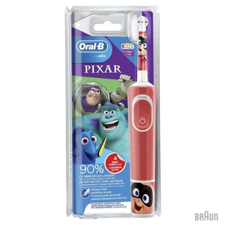 Зубна щітка Braun Oral-B Kids Pixar D100.413.2K