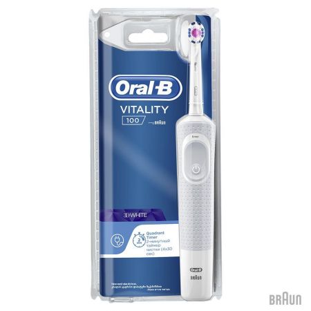 Зубна щітка Braun Oral-B Vitality D100 PRO 3D White