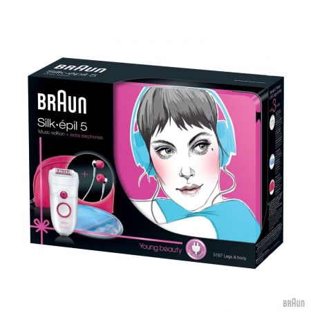 Епілятор Braun SE 5187 Music Edition