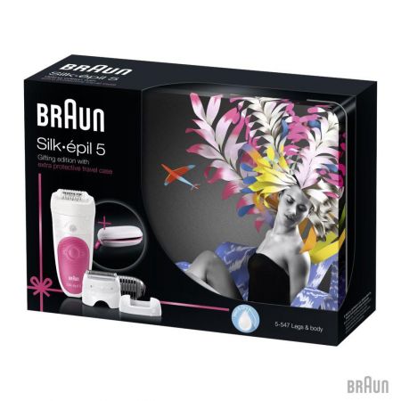 Епілятор Braun SE 5547 Wet&Dry Gift Edition