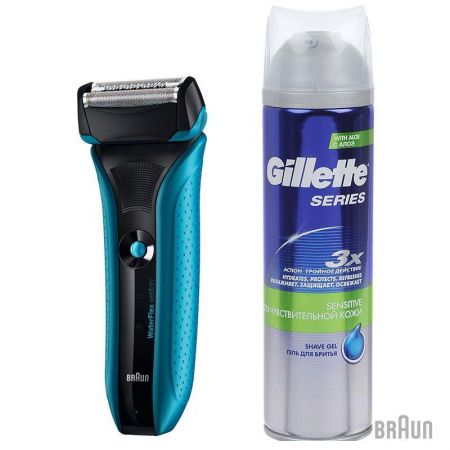 Бритва Braun WaterFlex WF2S Blue Gift Edition