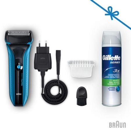 Бритва Braun WaterFlex WF2S Blue Gift Edition