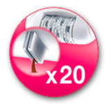 20 пінцетів